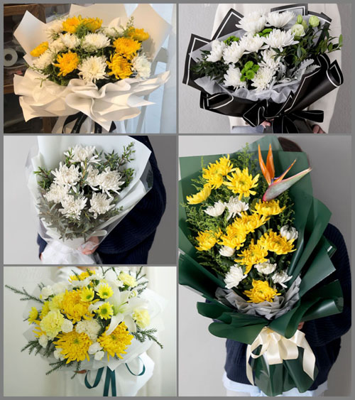 广东江门市台山市斗山镇白事花束代送